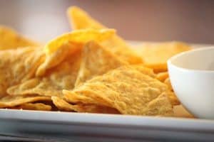 home made low carb tortilla chips