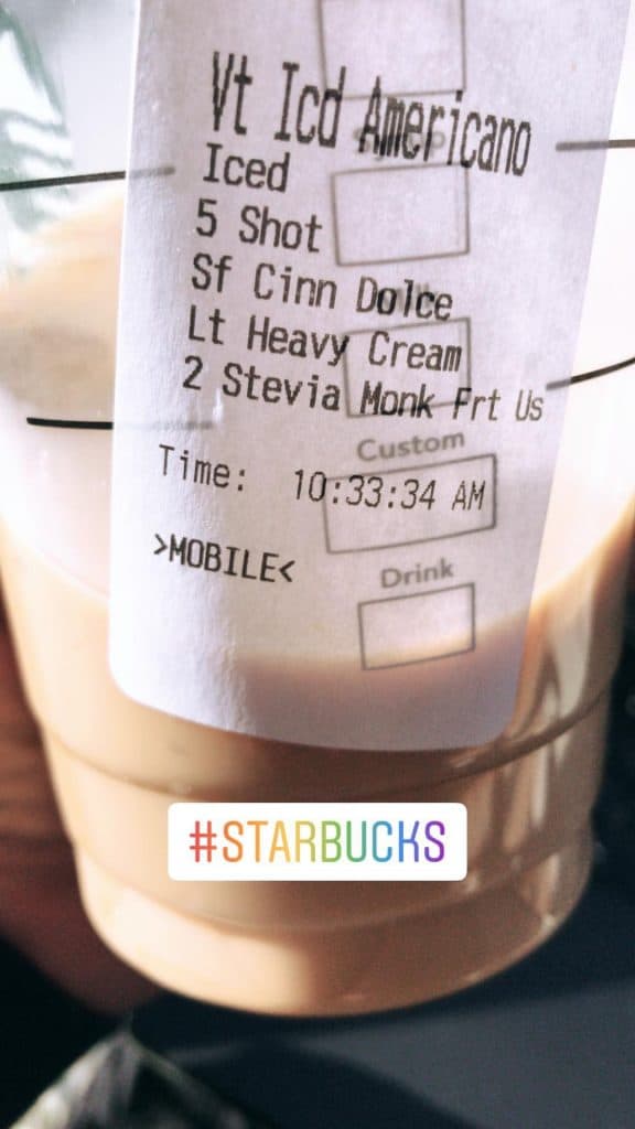 keto starbucks drinks