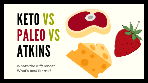 Keto vs Paleo vs Atkins: What's the difference and what's right for me?