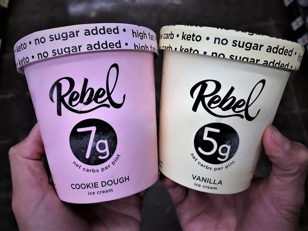 rebel keto friendly ice cream