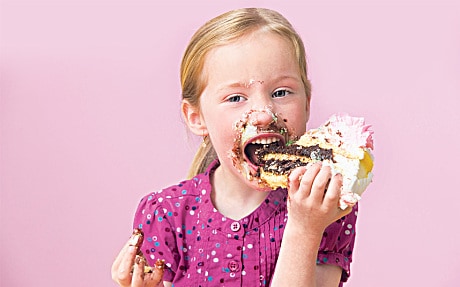 Kid Eating Cake, Sugar