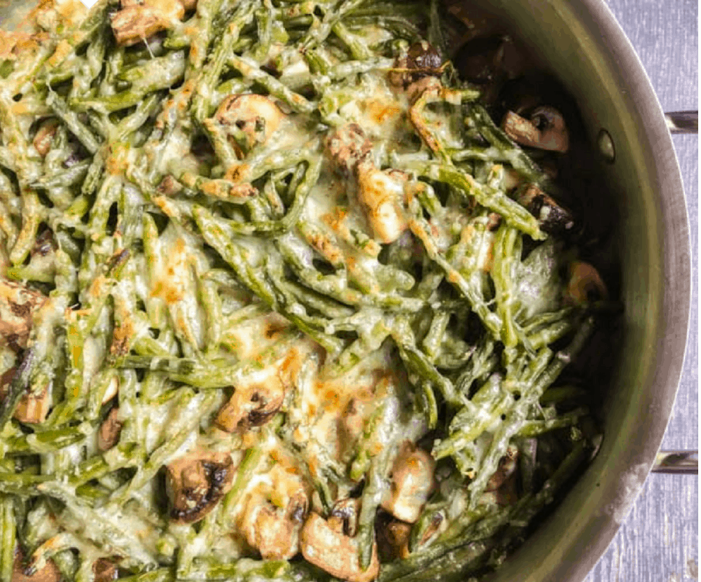 keto thanksgiving green bean casserole