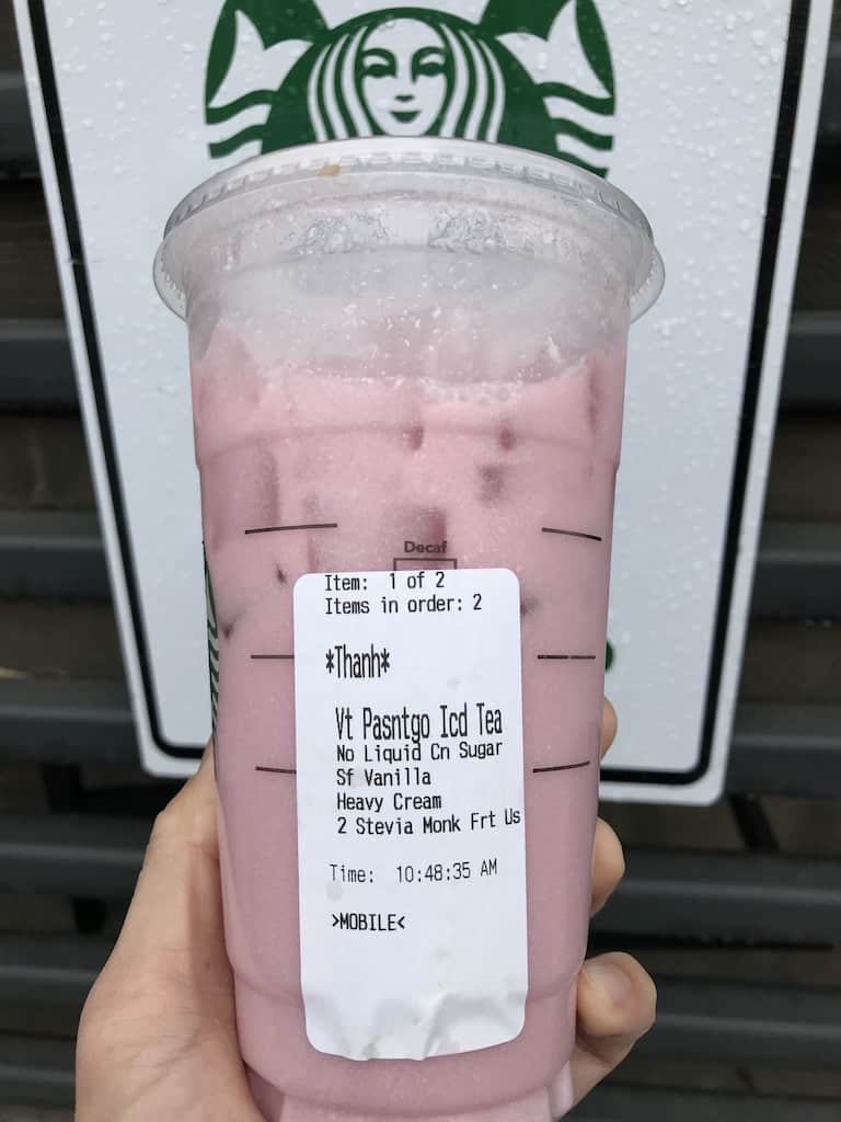 Low Carb Starbucks Drinks How to Order Keto at Starbucks [2019]