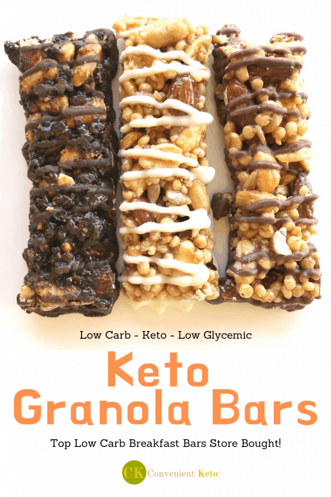 low carb granola bars