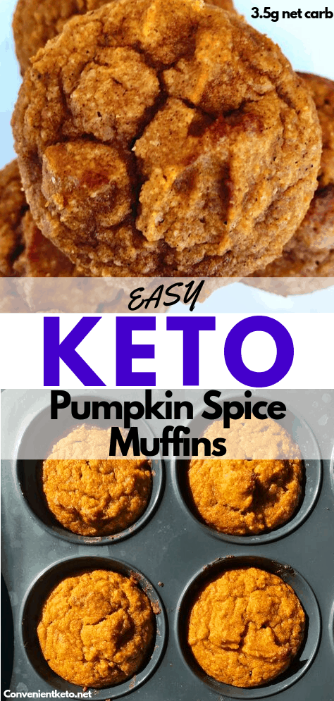 keto pumpkin spice muffins low carb 1