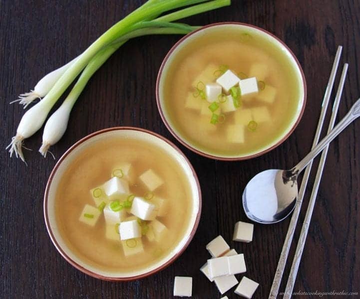 miso soup tofu carbs